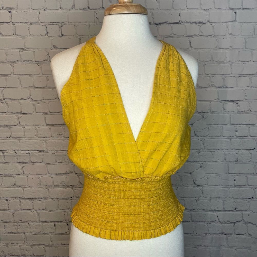 Anthropologie Pilcro Jessie Halter Top